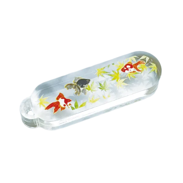 楕円形キーホルダー